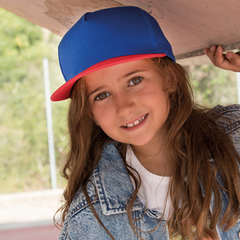 Casquette Snapback 5 Panneaux Enfant
