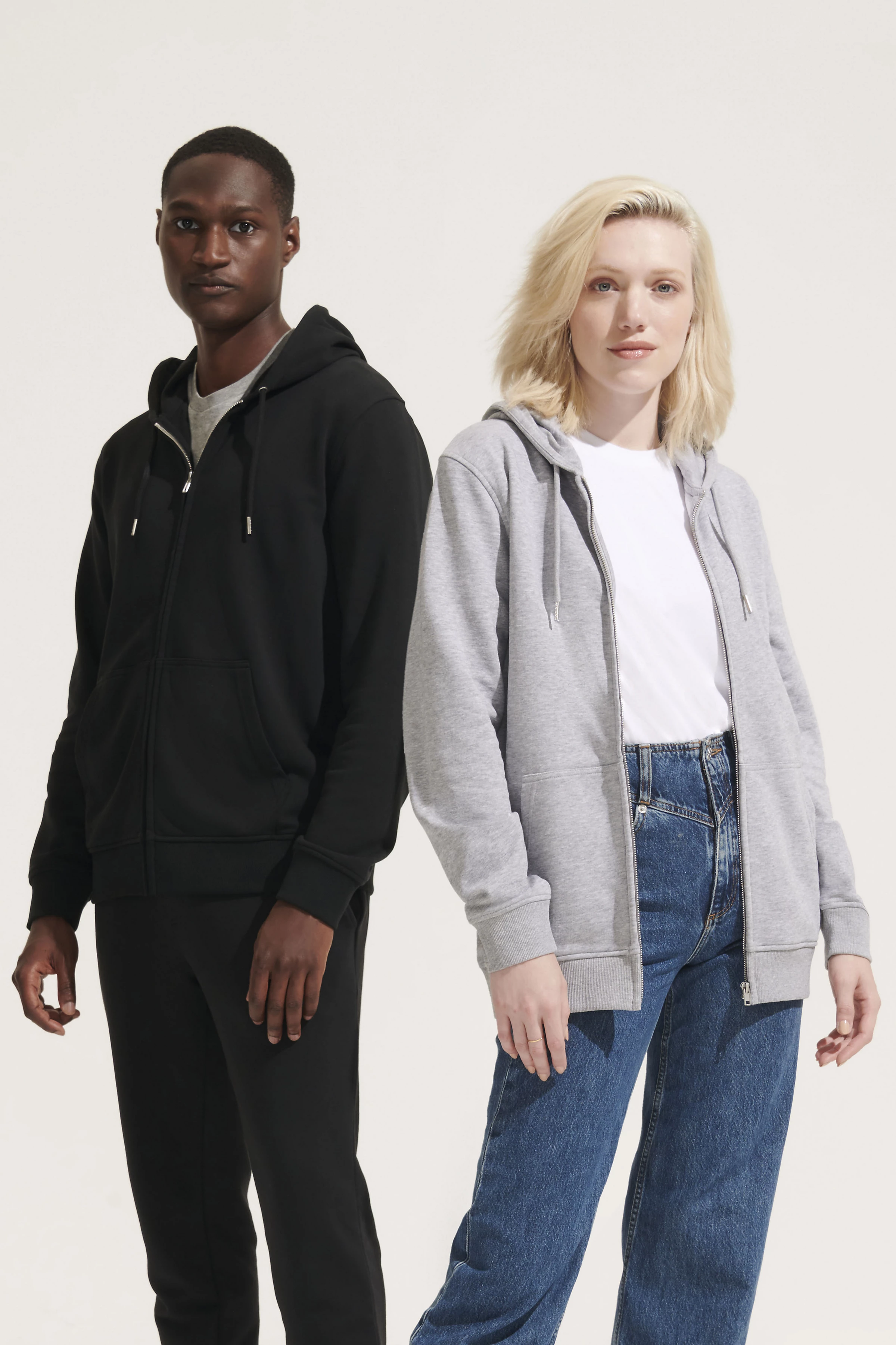 Sweat à Capuche Zippé Premium Unisexe