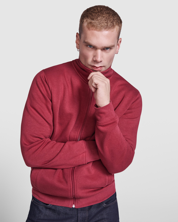 Sweat-Shirt Zippé À Col Montant Unisexe