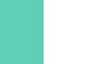 Turquoise / Blanc